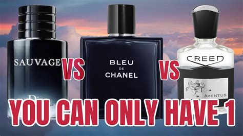 bleu de chanel vs creed aventus|azul de chanel vs aventus.